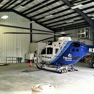 Carilion Clinic Stonewall Jackson Hospital Helicopter Hanger